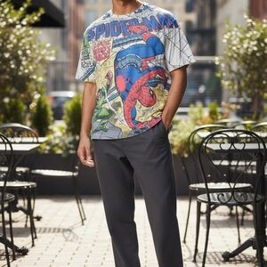 Marvel Spider-Man Comic Print Tee - Multicolor